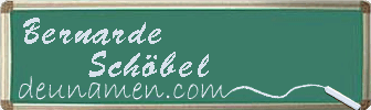 Bernarde Schöbel Visitenkarte